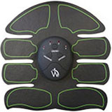 Die WeightWorld Abs Stimulator Pads von vorne auf weißem Hintergrund