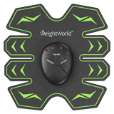 Die WeightWorld Bauch Stimulator Pads von vorne auf weißem Hintergrund