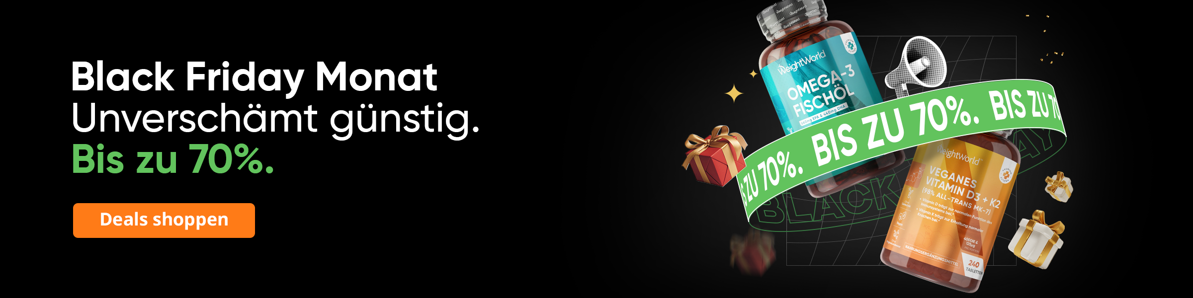 Black Friday Modus: ON – Mega-Deals bis 70%!