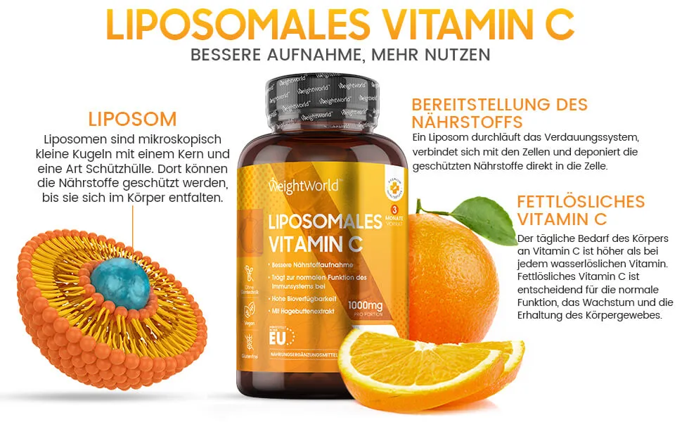 liposomales vitamin c Merkmale