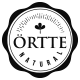 Ortte Logo mit Kleeblatt in schwarz auf weißem Hintergrund Ortte Logo mit Kleeblatt in schwarz auf weißem Hintergrund