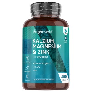 Kalzium, Magnesium und Zink mit Vitamin D3