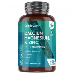 Kalzium, Magnesium und Zink mit Vitamin D3