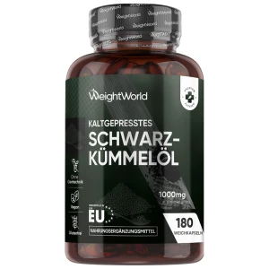 Kaltgepresstes Schwarzkümmelöl Weichkapseln