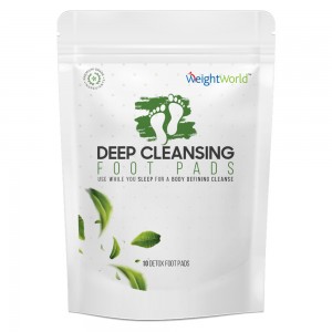 Reinigende Fußpflaster Detox Fußpflaster 10 Pflaster Packung