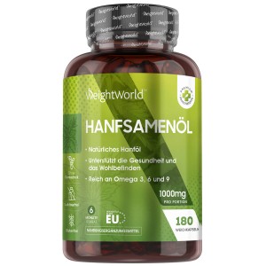 Hanfsamenöl Kapseln mit Omega 3,6 & 9