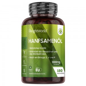 Hanfsamenöl Kapseln mit Omega 3,6 & 9