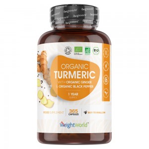 Bio-Kurkuma mit Ingwer & schwarzem Pfeffer