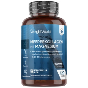 Meereskollagen mit Magnesium Kapseln