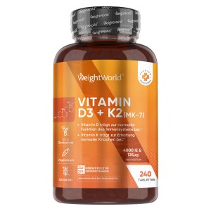 Vitamin D3 4000IU + K2 200mcg