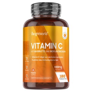 Vitamin C mit Hagebutte und Bioflavonoiden