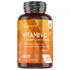 Vitamin C mit Hagebutte und Bioflavonoiden