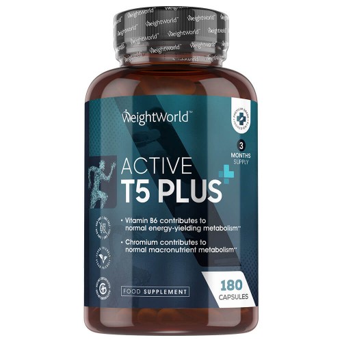 Active T5 Plus Kapseln Produktverpackung auf weißem Hintergrund