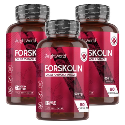 Forskolin Tabletten - Natürliche Ergänzung für Gewichtsmanagement - 60 Kapseln - 3er Pack