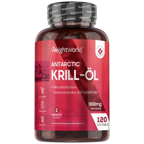 WeightWorld Antarktisches Krillöl - Natürlicher Omega-3-Zusatz