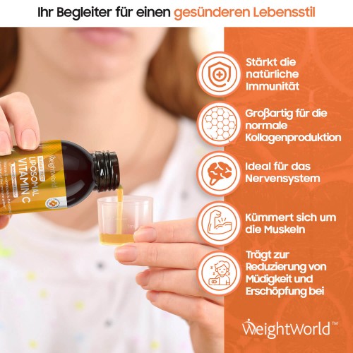 Liposomales Vitamin C Flüssig | WeightWorld
