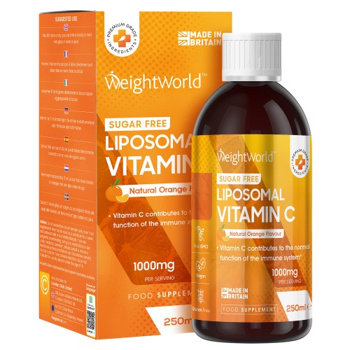 Liposomales Vitamin C - 1000mg - 250ml - Für die natürlichen Abwehrkräfte Ihres Körpers zu stärken