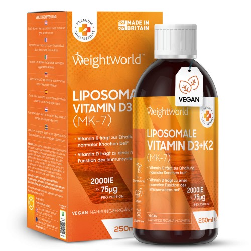 Liposomal Vitamin D3 + K2 