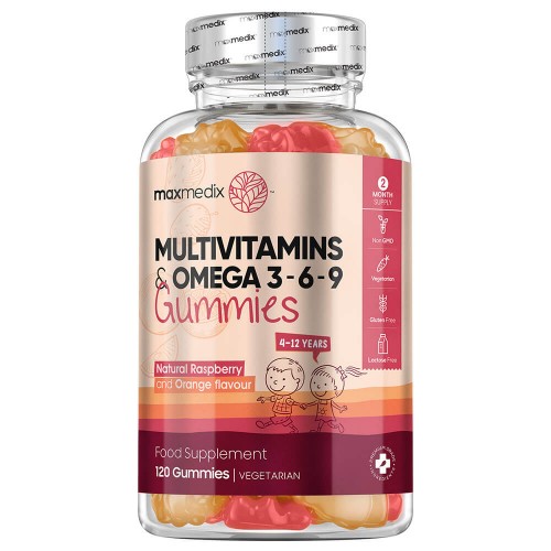 Multivitamin Gummibärchen für Kinder 120 Tabletten Für das Wohlbefinden Ihres Kindes -