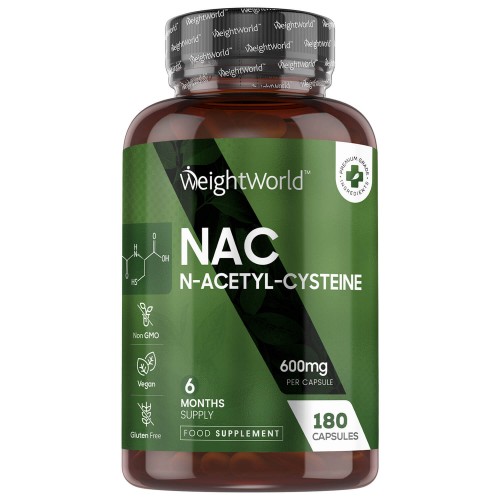 N-Acetylcystein (NAC) Kapseln | Aminosäure Ergänzung | Slimcenter