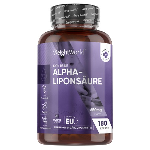 Reine Alpha-Liponsäure Kapseln