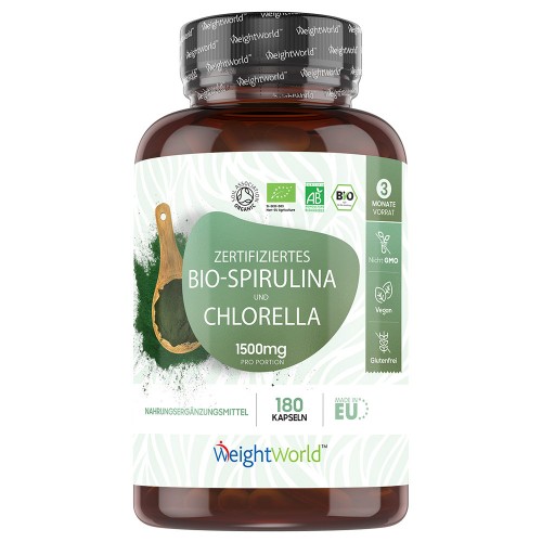 Bio Spirulina und Chlorella Für das Wohlbefinden Slimcenter