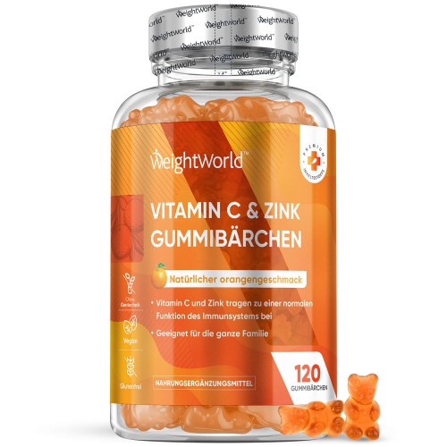 Vitamin C Gummibärchen 200 mg 120 Fruchtgummis - Slimcenter