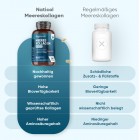Meereskollagen Kapseln, gut für Haare, Haut, Nägel, Gelenke, Knochen und Energie