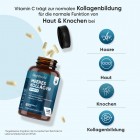 Meereskollagen Kapseln, gut für Haare, Haut, Nägel, Gelenke, Knochen und Energie