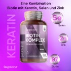 Eine ideale Mischung aus Biotin, Keratin, Selen und Zink.