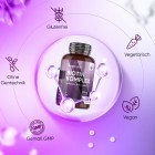 Dieses Biotin Komplex Nahrungsergänzungsmittel wird vegan, glutenfrei und ohne Gentechnik hergestell