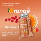 Natürlicher Himbeer- und Orangengeschmack