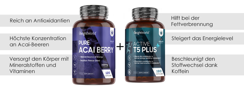 Acai-Beeren-Verpackung