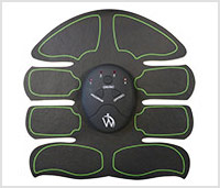 Die WeightWorld Abs Stimulator Pads von vorne auf weißem Hintergrund Die WeightWorld Abs Stimulator Pads von vorne auf weißem Hintergrund